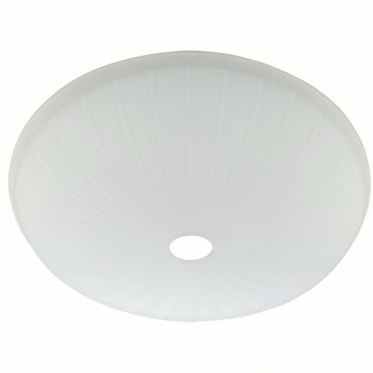 Replacement Glass Shade for Pendant Light and Semi-Flush Mount Fixtures, 12-Inch Frosted Dome Glass, 1.65″ Center Hole for Hanging or Ceiling Lights