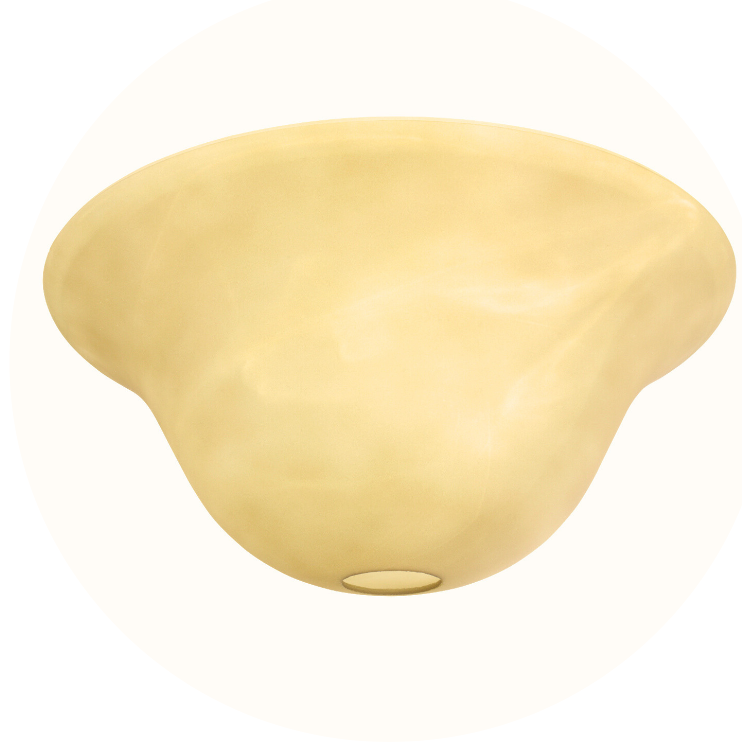 Alabaster Glass Floor Lamp Shade Replacement – 12”