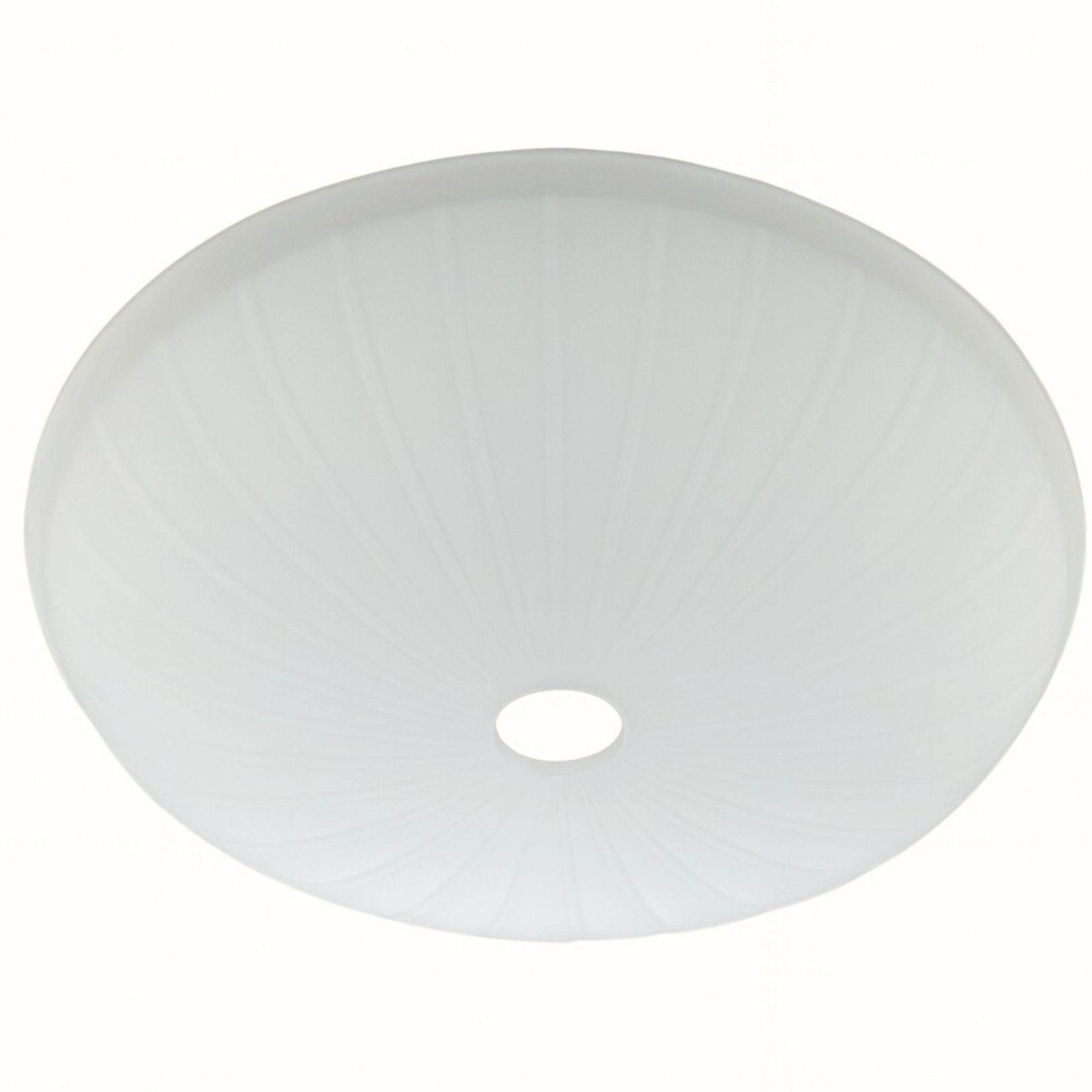 Replacement Glass Shade for Pendant Light and Semi-Flush Mount Fixtures, 12-Inch Frosted Dome Glass, 1.65″ Center Hole for Hanging or Ceiling Lights
