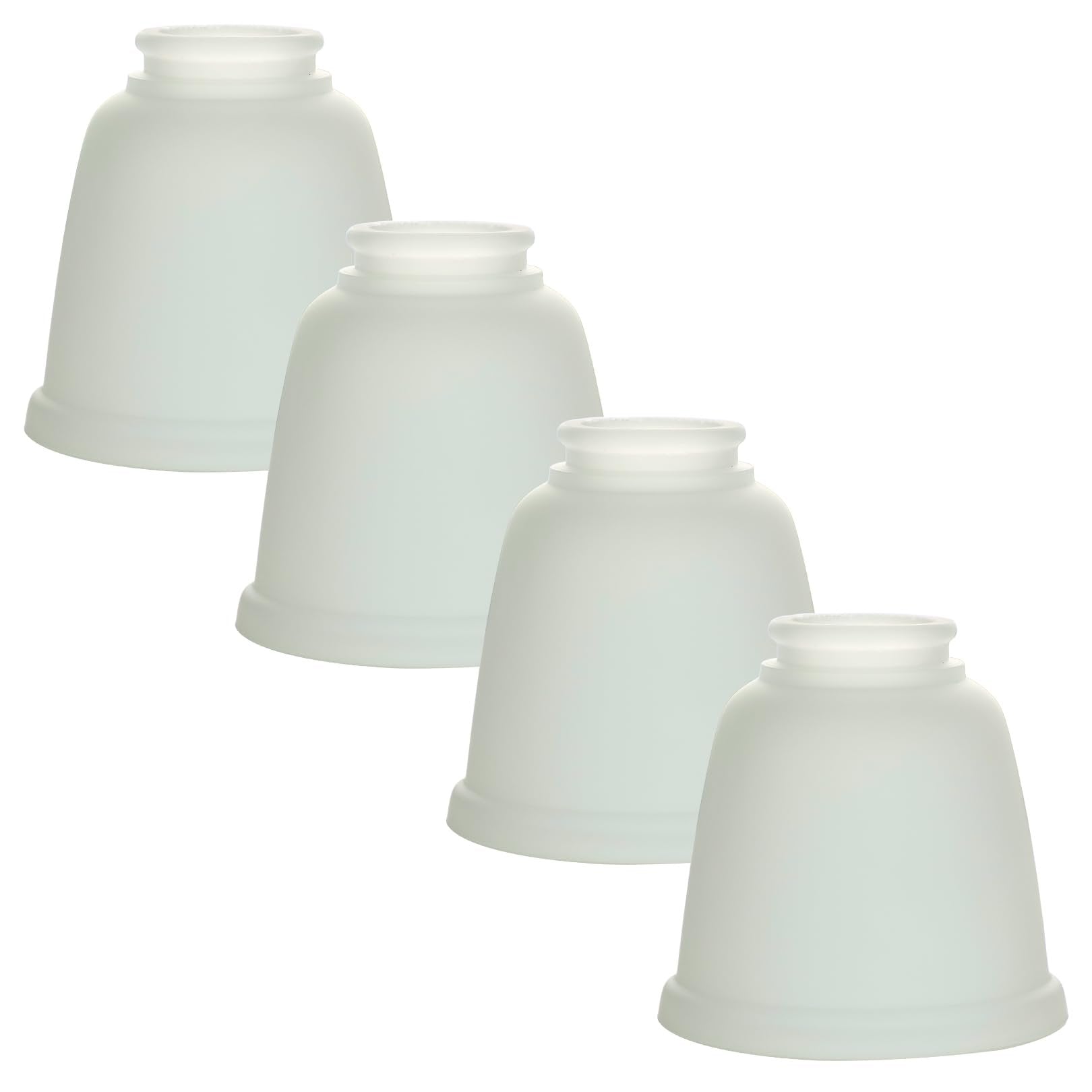 Ceiling Fan Glass Lamp Shades – 4 Pack