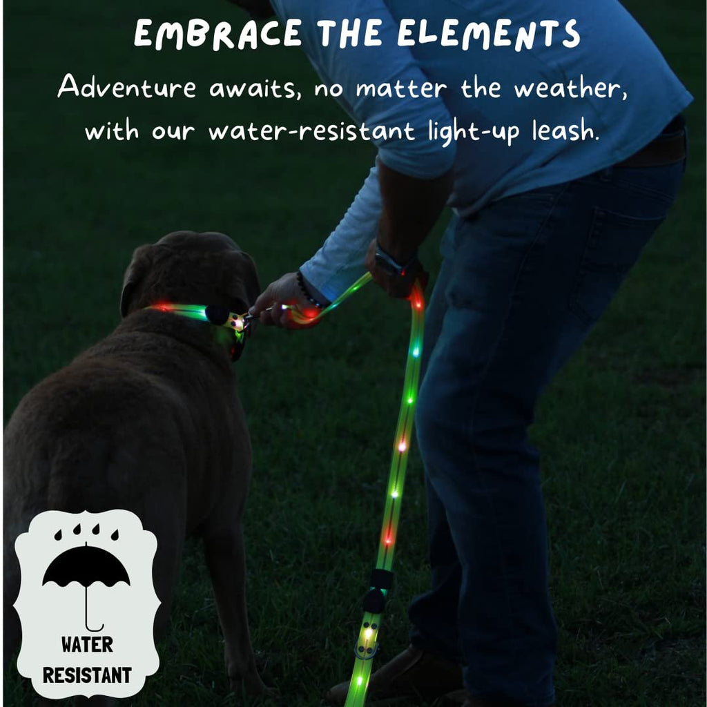 Flash Pet Led Dog Leash Safety Light with Maximum Visibility Up to 1100 Ft