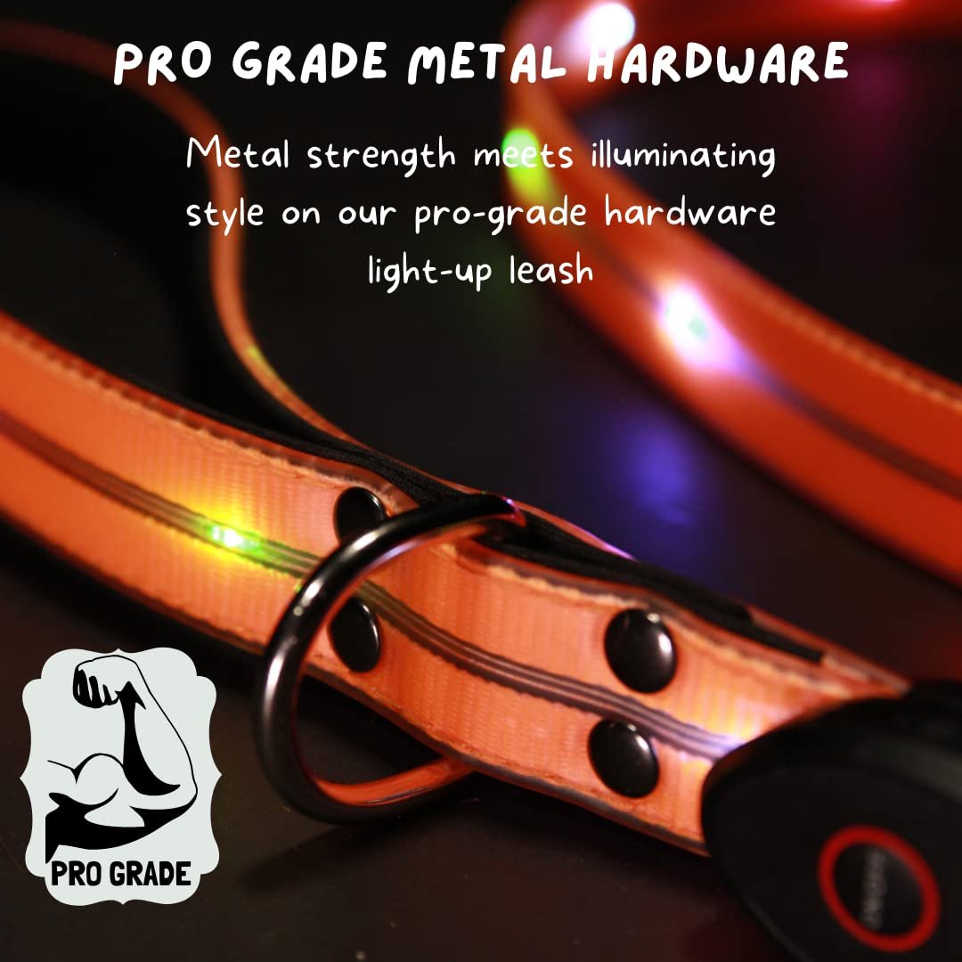 Flash Pet Led Dog Leash Safety Light with Maximum Visibility Up to 1100 Ft