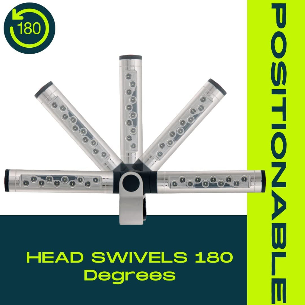 Barbecue Grill Light – Battery Operated LED with Adjustable 180° Aluminum Clamp