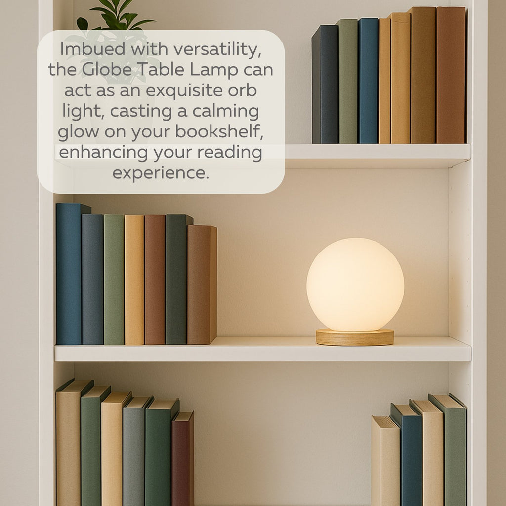 LIGHTACCENTS Square Lamp Accent Light Cube: Felix Glass Cube Table Lamp with 6W 2700K LED Bulb Included - Wooden Base Nightstand Cube Light for Bedside, Accent Lamp with Glass Shade