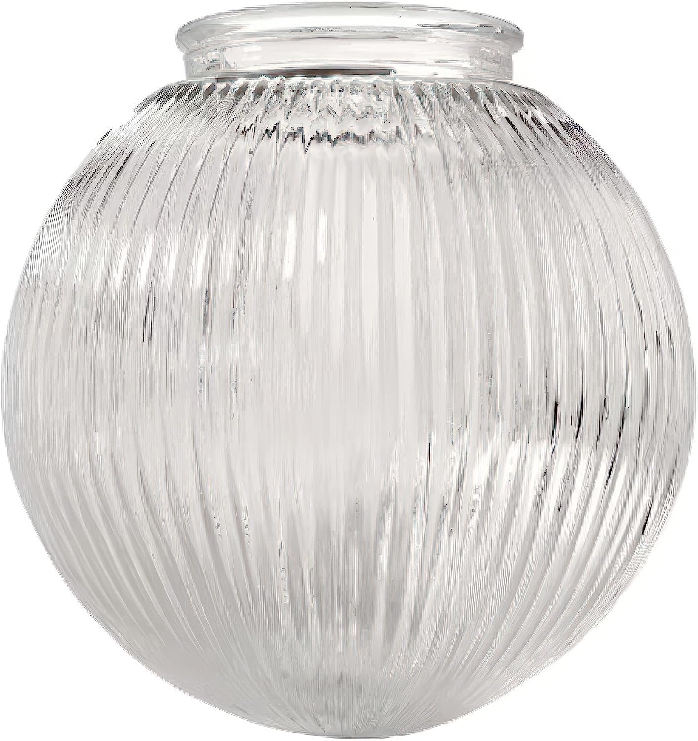 Ceiling Fan Light Covers – Opal White Glass Globes for Ceiling Fan or Flush Mount Lights – Replacement Glass Lamp Shades, Easy to Install Fan Light Globe Replacement