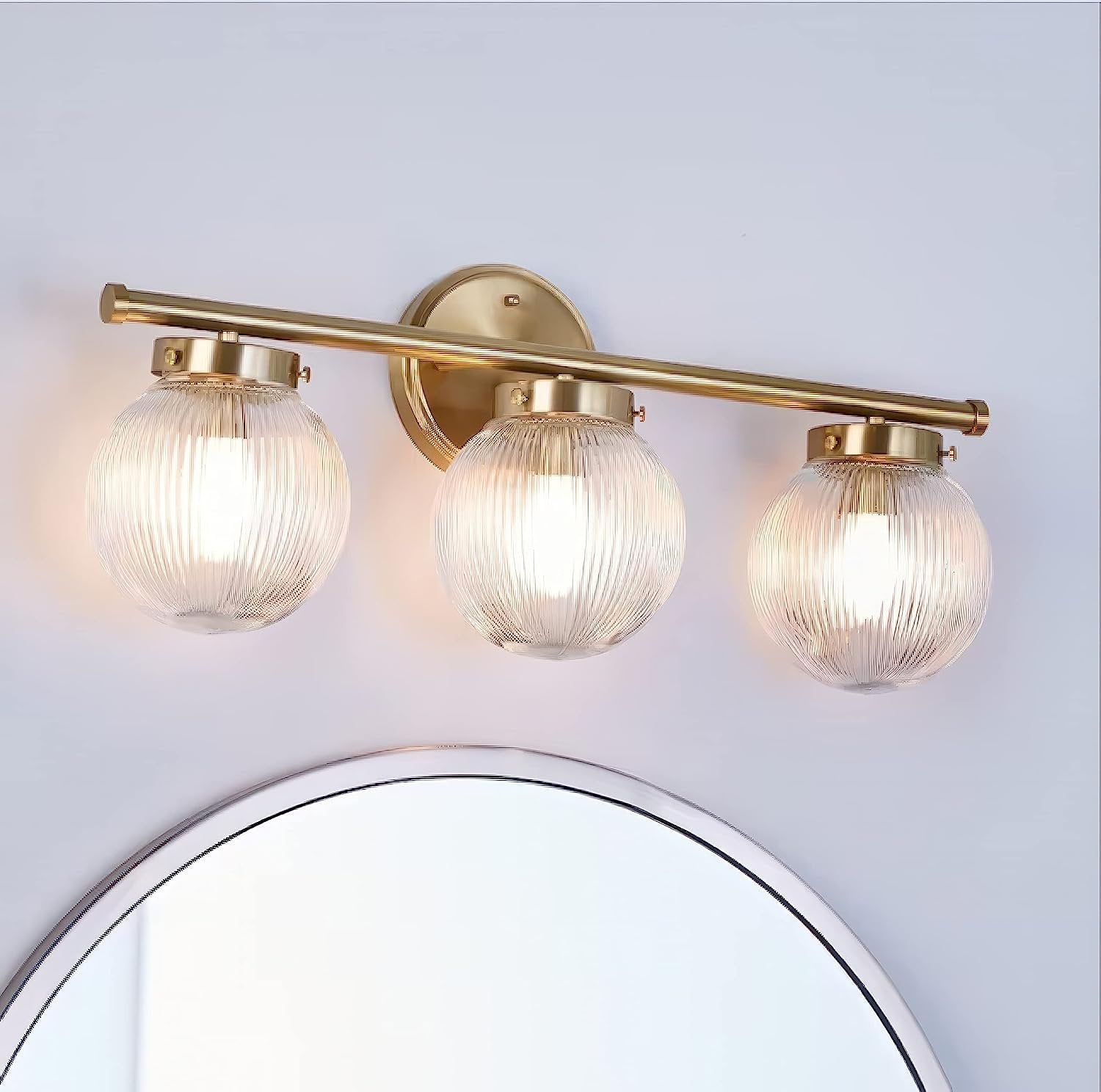 Ceiling Fan Light Covers – Opal White Glass Globes for Ceiling Fan or Flush Mount Lights – Replacement Glass Lamp Shades, Easy to Install Fan Light Globe Replacement